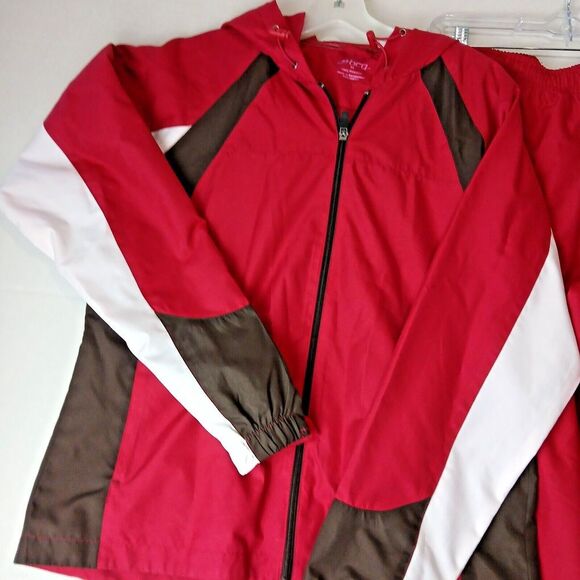 BCG Med 100% Polyester Red Pants & Jacket Outdoor. Hiking Boho, Y2K. - Picture 2 of 10